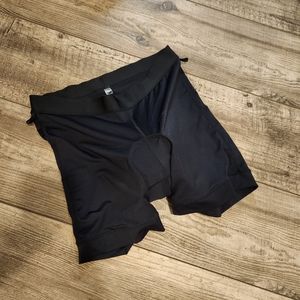 M medium cycling mountain bike padded shorts liner mtb spin black chamois women